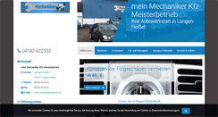 Desktop Screenshot of mein-mechaniker.de